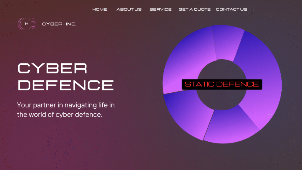 Dark Blue Simple Dark Tech and Gaming Bio-Link Website