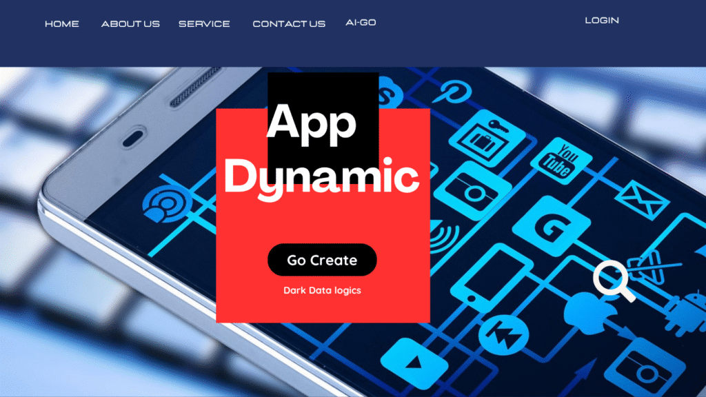 Dark Blue Simple Dark Tech and Gaming Bio-Link Website (2)